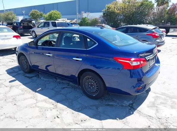 3N1AB7APXGY307391 2016 NISSAN SENTRA Blue უკანა მარცხენა