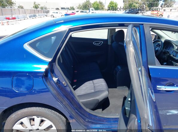 3N1AB7APXGY307391 2016 NISSAN SENTRA Blue VIN კოდის სტიკერის ხედი