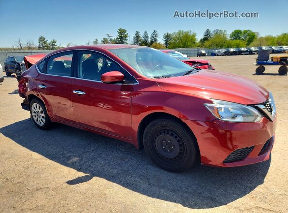 3N1AB7APXGY309206 2016 NISSAN SENTRA Red 