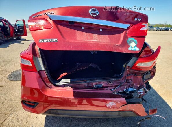 3N1AB7APXGY309206 2016 NISSAN SENTRA Red 