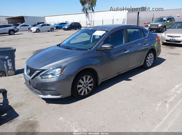 3N1AB7APXGY315216 2016 NISSAN SENTRA Серый Передняя левая четверть