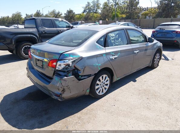 3N1AB7APXGY315216 2016 NISSAN SENTRA Серый Задняя правая четверть