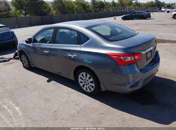 3N1AB7APXGY315216 2016 NISSAN SENTRA Серый Задняя левая четверть