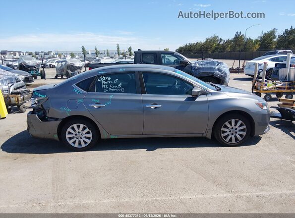 3N1AB7APXGY315216 2016 NISSAN SENTRA Серый Вид задней части салона