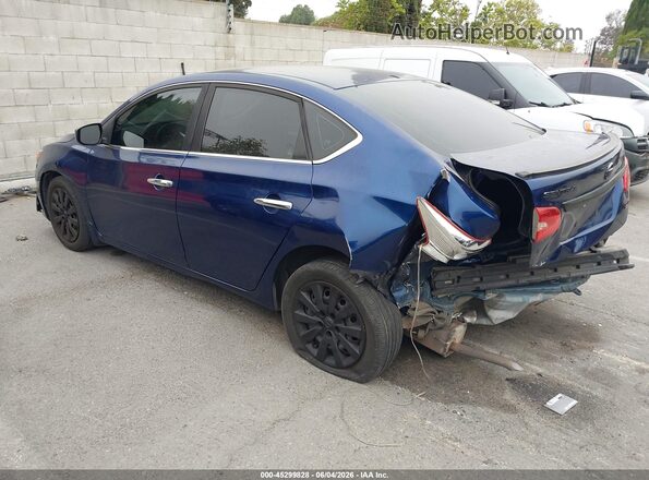 3N1AB7APXGY323848 2016 NISSAN SENTRA Blue Trasero izquierdo