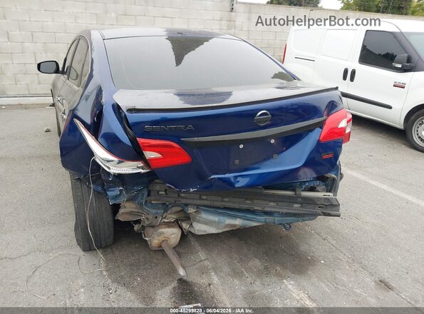 3N1AB7APXGY323848 2016 NISSAN SENTRA Blue Vista frontal