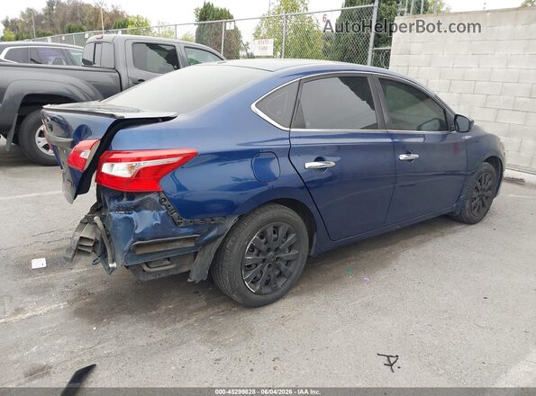 3N1AB7APXGY323848 2016 NISSAN SENTRA Blue Trasero derecho