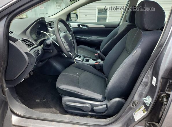 3N1AB7APXGY330332 2016 NISSAN SENTRA Silver Widok wnętrza z przodu