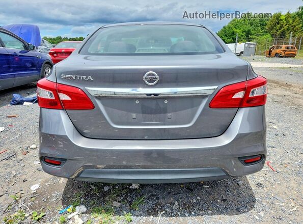 3N1AB7APXGY330332 2016 NISSAN SENTRA Silver Widok z tyłu