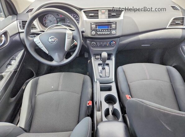 3N1AB7APXGY330332 2016 NISSAN SENTRA Silver Widok deski rozdzielczej
