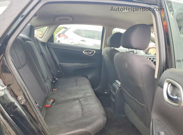 3N1AB7APXHL684544 2017 NISSAN SENTRA Black Vista de los asientos traseros