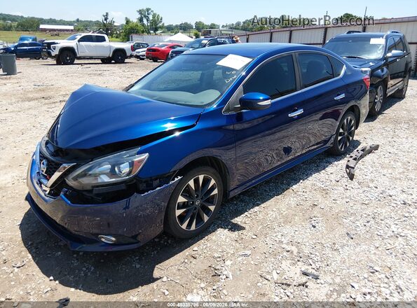3N1AB7APXHY208720 2017 NISSAN SENTRA Blue Vista tres cuartos delantera izquierda