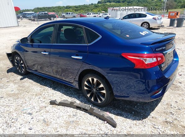 3N1AB7APXHY208720 2017 NISSAN SENTRA Blue Trasero izquierdo