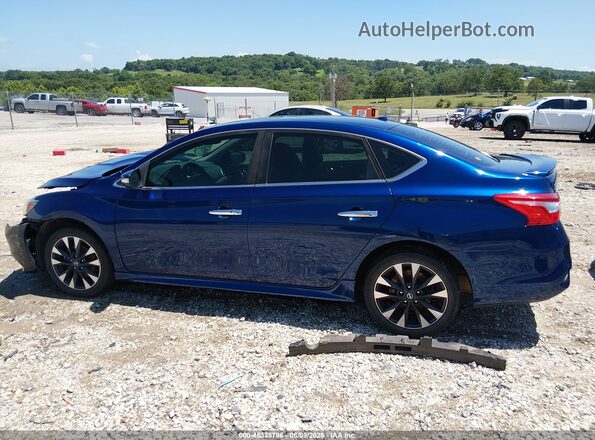 3N1AB7APXHY208720 2017 NISSAN SENTRA Blue Vista interior de 360 grados