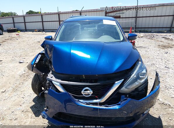 3N1AB7APXHY208720 2017 NISSAN SENTRA Blue Vista del cuadro de instrumentos