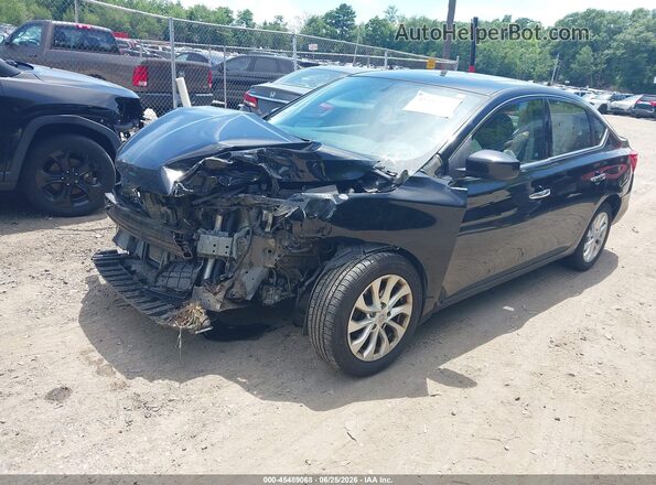 3N1AB7APXHY216378 2017 NISSAN SENTRA Black Передня ліва чверть