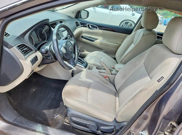 3N1AB7APXHY216459 2017 NISSAN SENTRA Gray Вид салону спереду