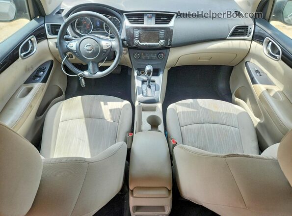 3N1AB7APXHY216459 2017 NISSAN SENTRA Gray Вид панелі приладів