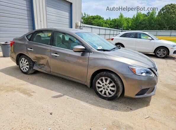 3N1AB7APXHY216459 2017 NISSAN SENTRA Gray Передня права чверть