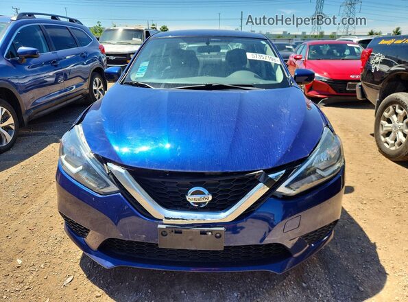 3N1AB7APXHY220219 2017 NISSAN SENTRA Blue წინა ხედი