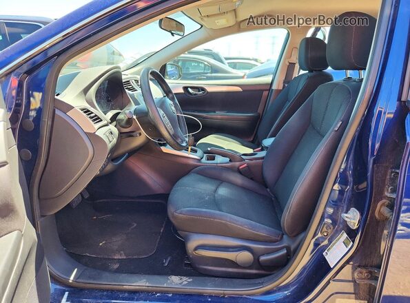 3N1AB7APXHY220219 2017 NISSAN SENTRA Blue წინა სალონის ხედი