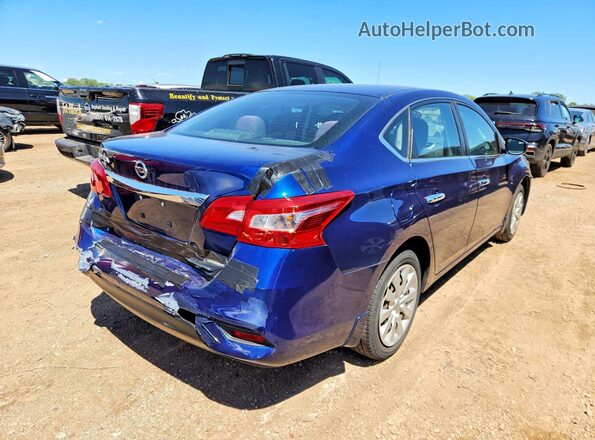 3N1AB7APXHY220219 2017 NISSAN SENTRA Blue უკანა მარჯვენა