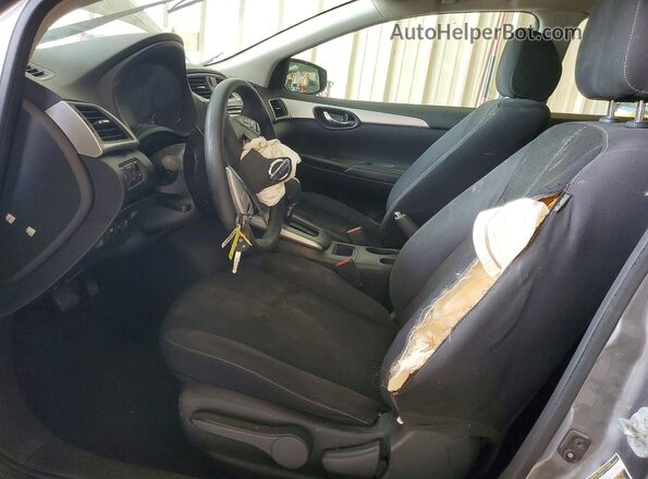 3N1AB7APXHY225856 2017 NISSAN SENTRA Gray Вид салону спереду