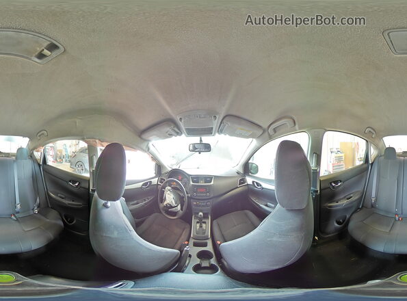 3N1AB7APXHY225856 2017 NISSAN SENTRA Gray Панорамний вид салону 360°