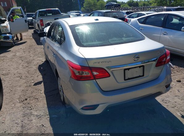 3N1AB7APXHY227817 2017 NISSAN SENTRA Silver Հետևի ձախ
