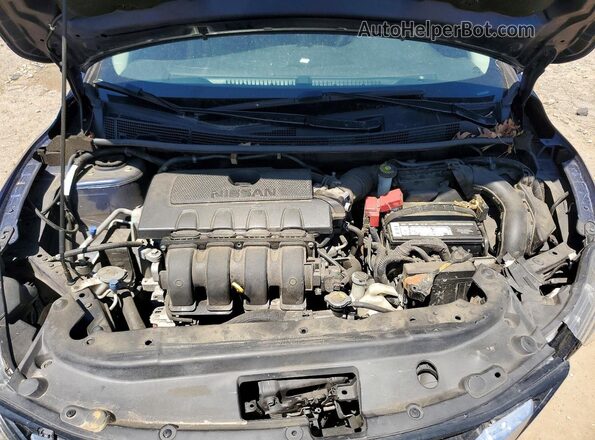 3N1AB7APXHY234492 2017 NISSAN SENTRA Blue Vista interior trasera