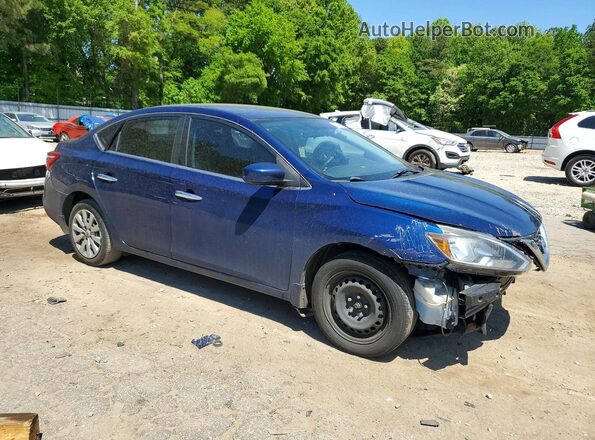 3N1AB7APXHY234492 2017 NISSAN SENTRA Blue Delantero derecho