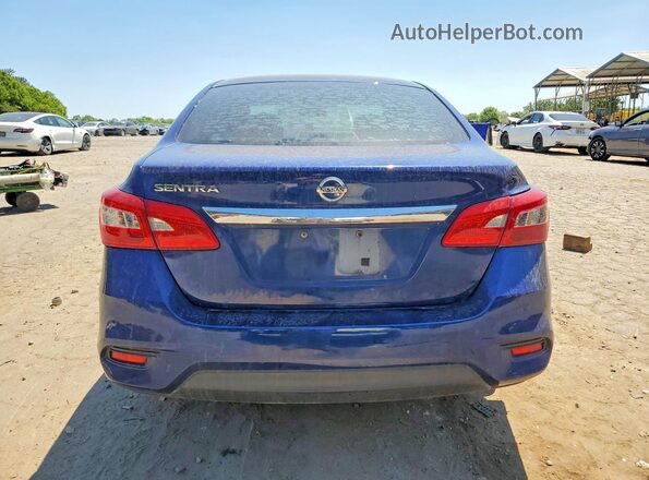 3N1AB7APXHY234492 2017 NISSAN SENTRA Blue Vista trasera