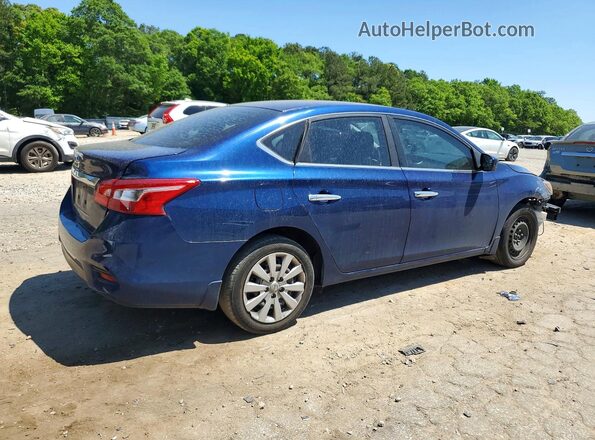 3N1AB7APXHY234492 2017 NISSAN SENTRA Blue Trasero derecho
