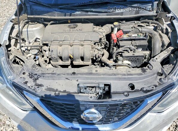 3N1AB7APXHY261546 2017 NISSAN SENTRA Серебряный Вид задней части салона