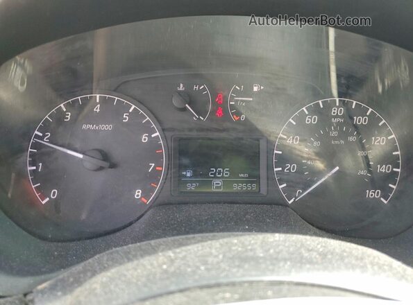 3N1AB7APXHY262423 2017 NISSAN SENTRA Gray Vista del cuadro de instrumentos