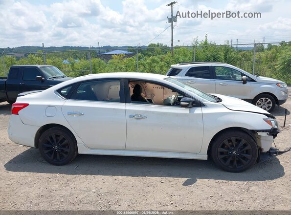 3N1AB7APXHY269727 2017 NISSAN SENTRA White Widok zestawu wskaźników