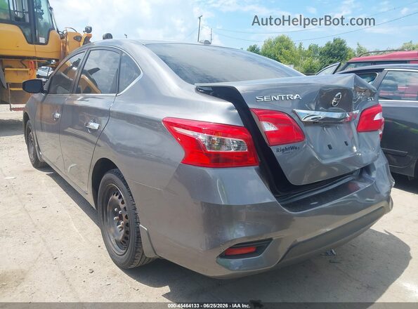 3N1AB7APXHY306436 2017 NISSAN SENTRA Gray Rear left