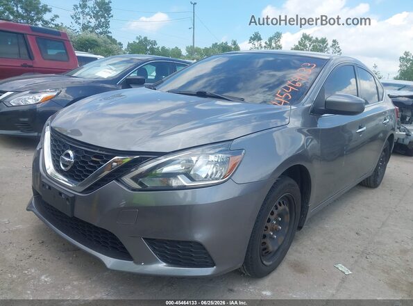 3N1AB7APXHY306436 2017 NISSAN SENTRA Gray Front left