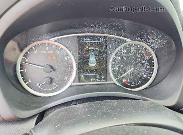 3N1AB7APXHY309062 2017 NISSAN SENTRA Black Widok zestawu wskaźników