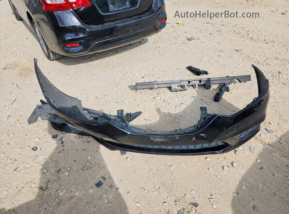 3N1AB7APXHY309062 2017 NISSAN SENTRA Black Widok komory silnika