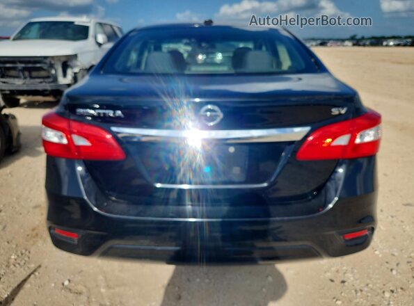 3N1AB7APXHY309062 2017 NISSAN SENTRA Black Widok z tyłu