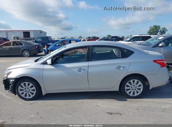 3N1AB7APXHY324998 2017 NISSAN SENTRA Silver Vista interior de 360 grados