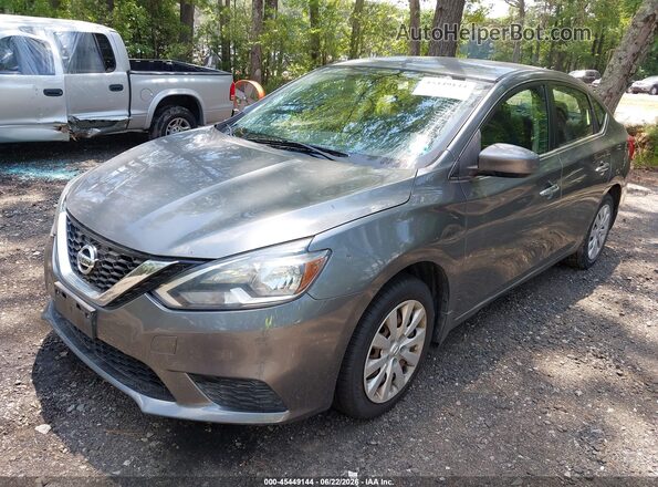 3N1AB7APXHY331014 2017 NISSAN SENTRA Gray Vista tres cuartos delantera izquierda