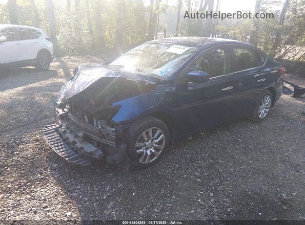 3N1AB7APXHY331448 2017 NISSAN SENTRA Blue Vista tres cuartos delantera izquierda