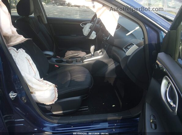 3N1AB7APXHY331448 2017 NISSAN SENTRA Blue Vista interior delantera