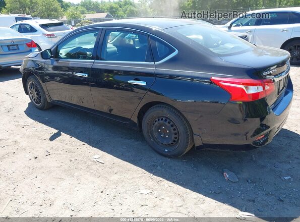 3N1AB7APXHY337234 2017 NISSAN SENTRA Black უკანა მარცხენა