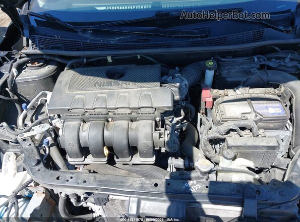 3N1AB7APXHY337234 2017 NISSAN SENTRA Black ძრავის განყოფილების ხედი