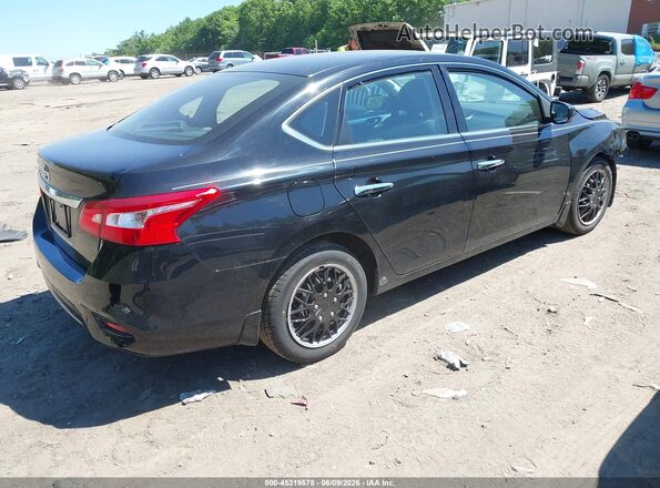 3N1AB7APXHY337234 2017 NISSAN SENTRA Black უკანა მარჯვენა