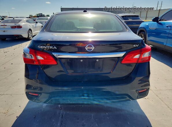 3N1AB7APXHY343289 2017 NISSAN SENTRA Black Rear view