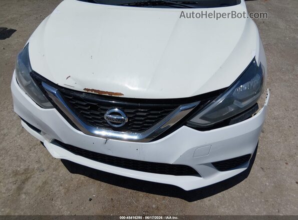 3N1AB7APXHY346144 2017 NISSAN SENTRA Белый Вид спереди